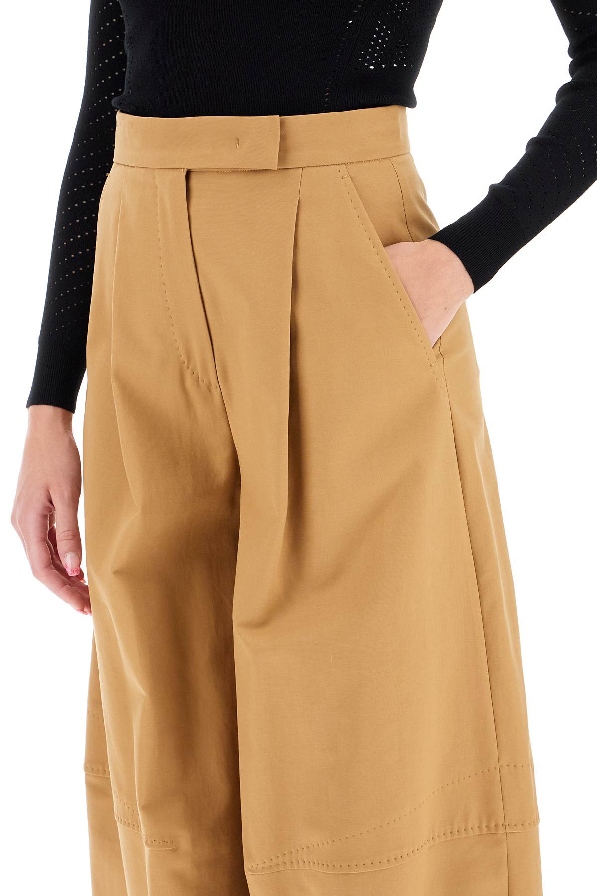 Wide Leg Pants 'avoriaz'  - Beige