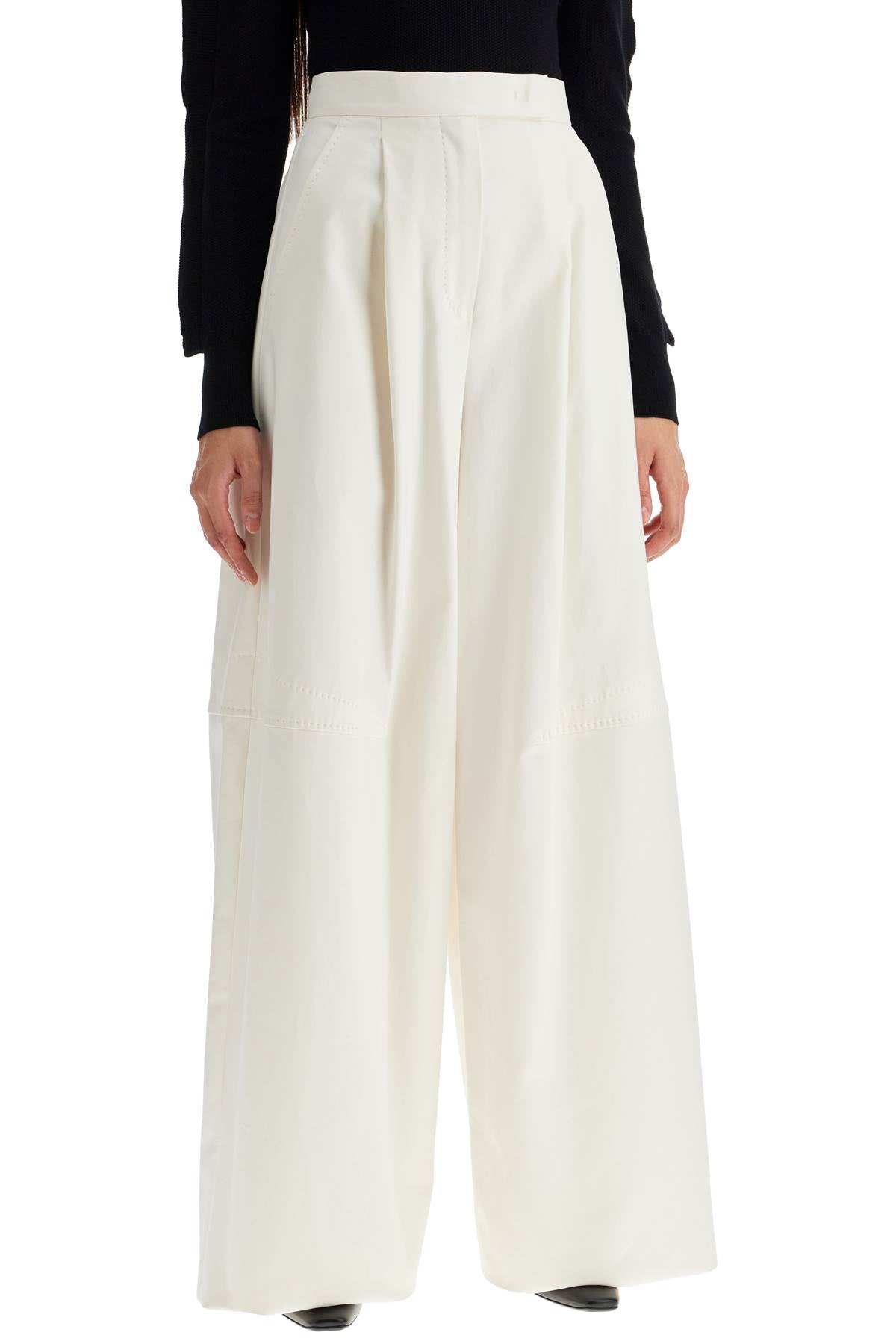 Wide Leg Pants 'avoriaz'  - White