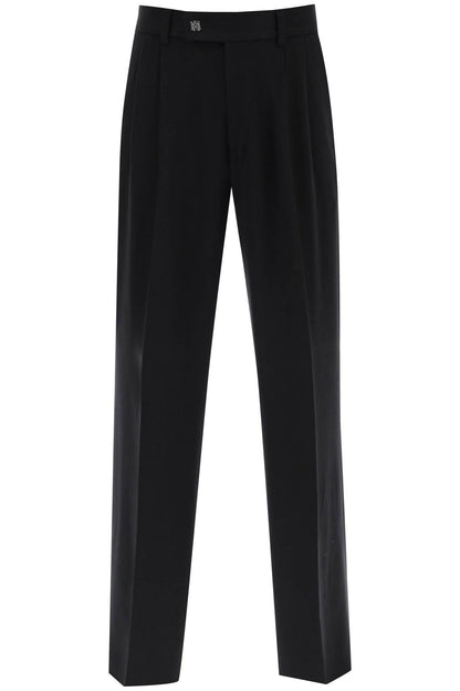 Wide Leg Loose Pants  - Nero