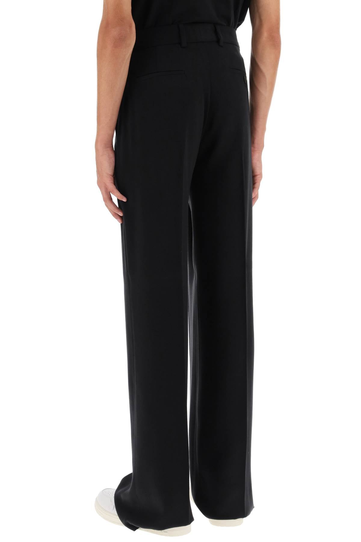 Wide Leg Loose Pants  - Nero