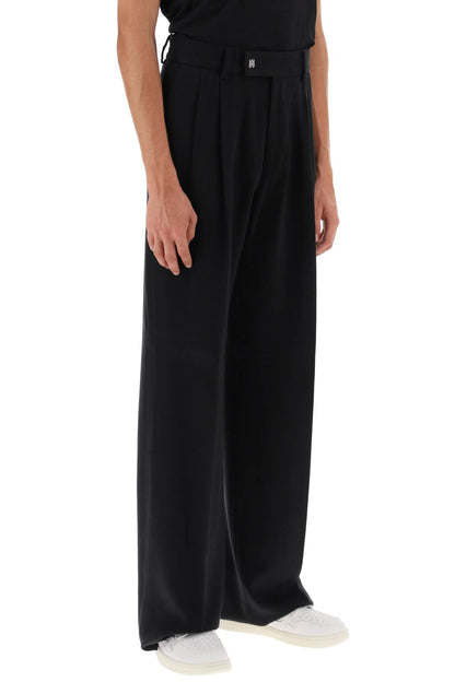 Wide Leg Loose Pants  - Nero