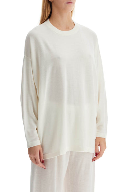 'maxi Merino Wool Steph Sweater  - White