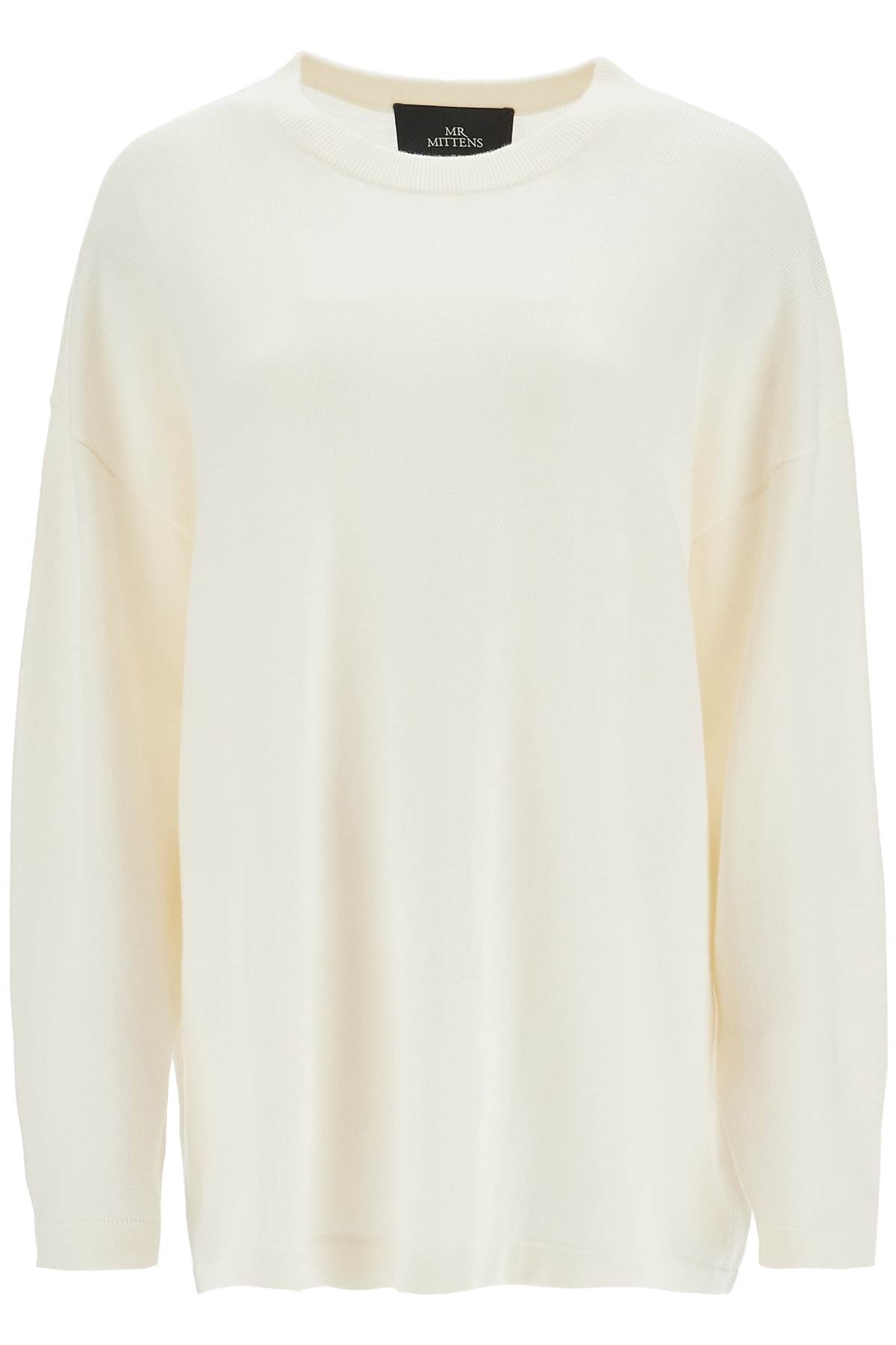 'maxi Merino Wool Steph Sweater  - White