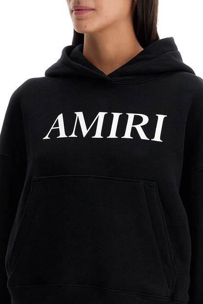 Sweatshirt With Letter  - Black