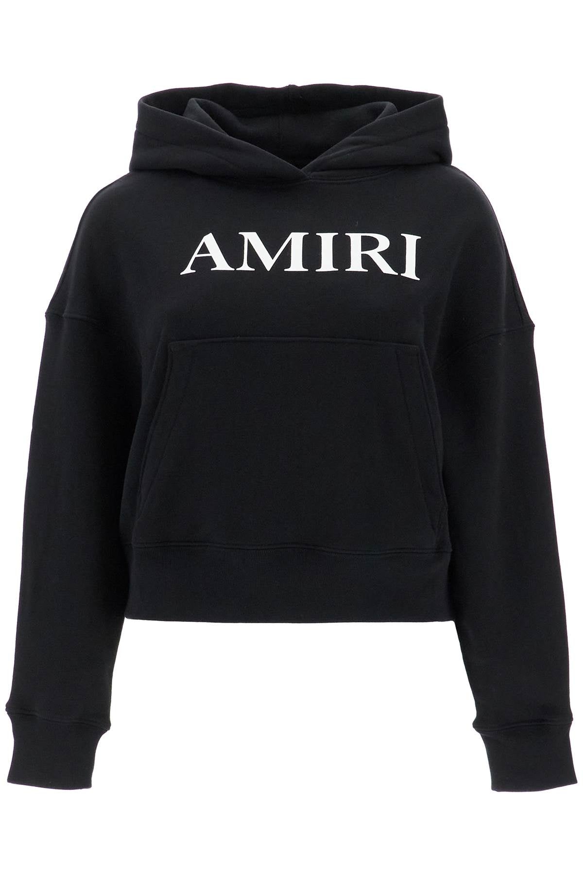 Sweatshirt With Letter  - Black