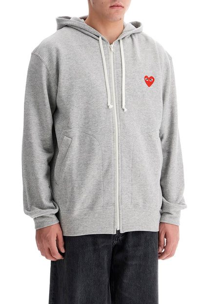 Full Zip Unisex Hoodie  - Grey