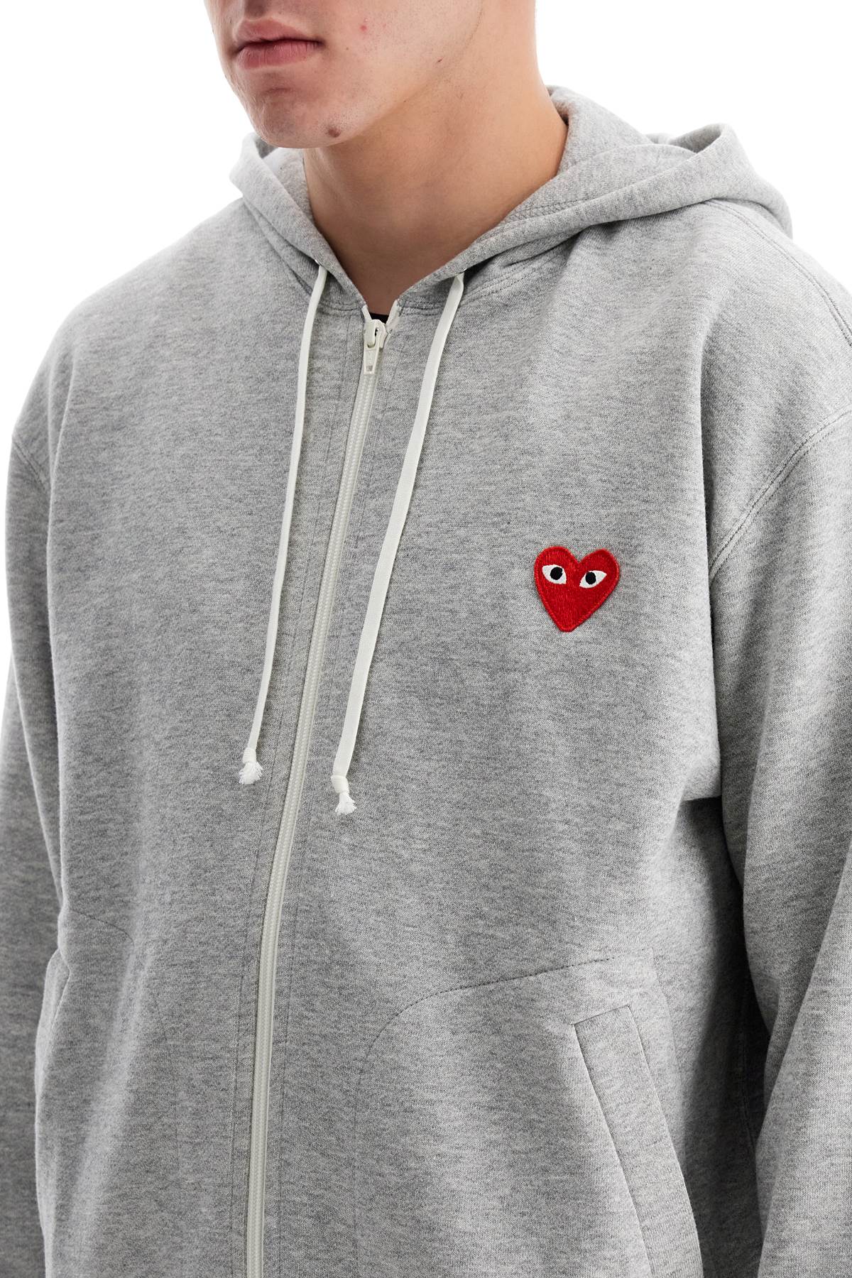 Full Zip Unisex Hoodie  - Grey