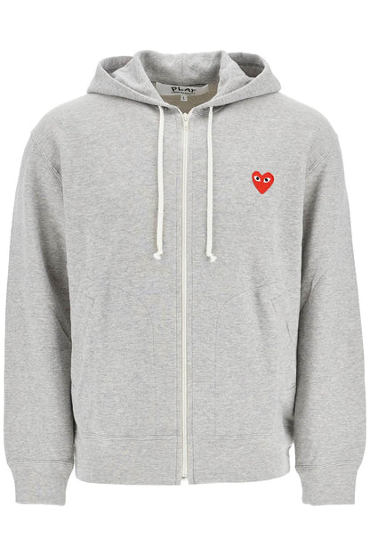 Full Zip Unisex Hoodie  - Grey