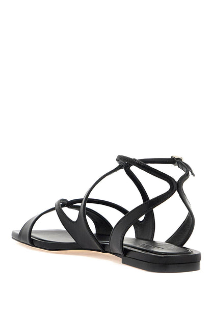 Ayla Flat Sandals  - Black