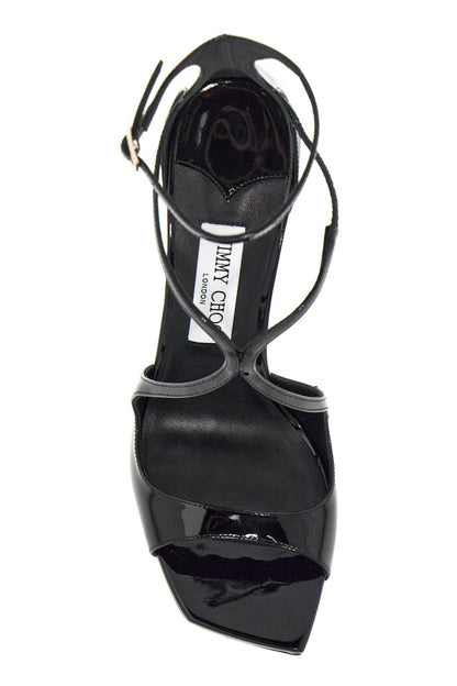 Patent Leather Azia 95 Sandals  - Black