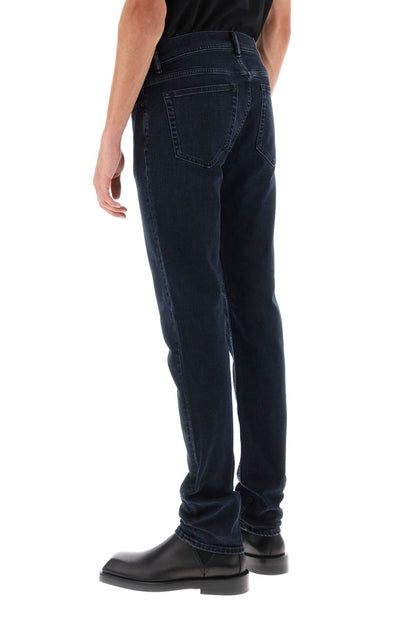 Organic Denim Slim Jeans  - Blue