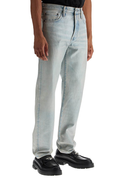 Light Blue Straight Cotton Jeans Model 1996  - Blue