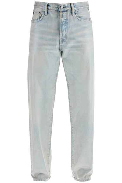 Light Blue Straight Cotton Jeans Model 1996  - Blue