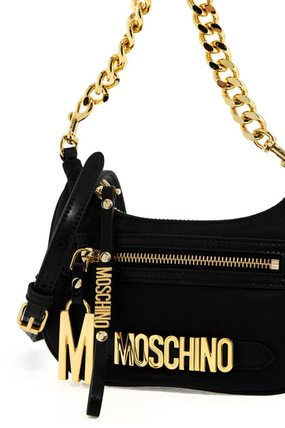 Mini Shoulder Bag With Strap  - Black