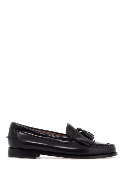 Esther Kiltie Weejuns Loafers In Brushed Leather  - Black