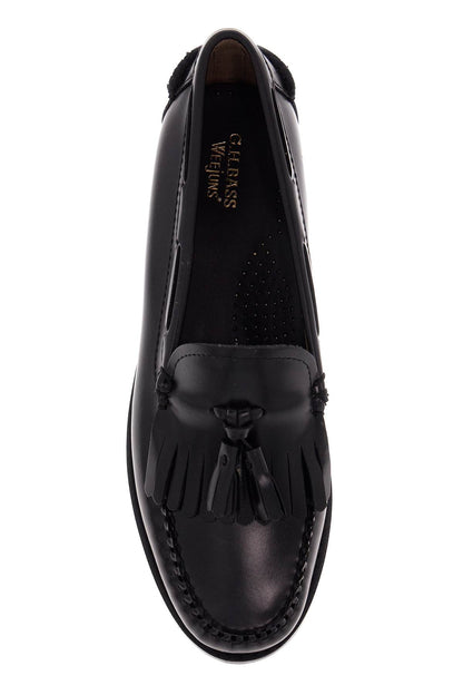 Esther Kiltie Weejuns Loafers In Brushed Leather  - Black