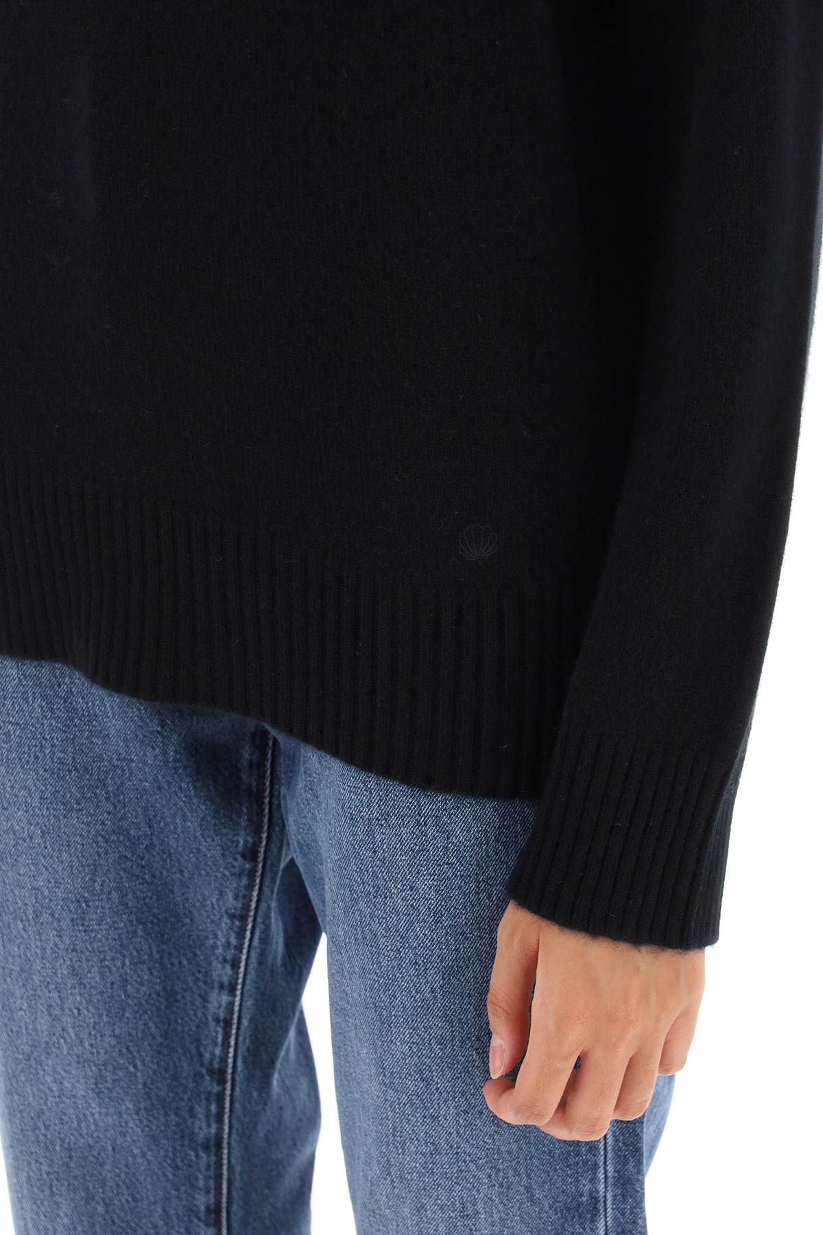 'baltra' Cashmere Sweater  - Black