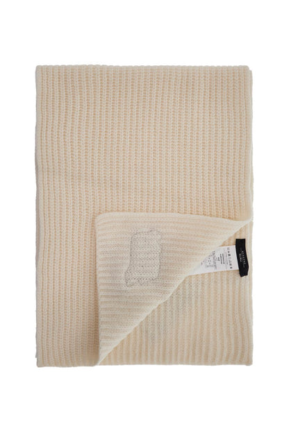 Virgin Wool Scarf  - White