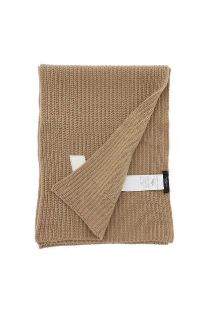 Virgin Wool Scarf  - Beige