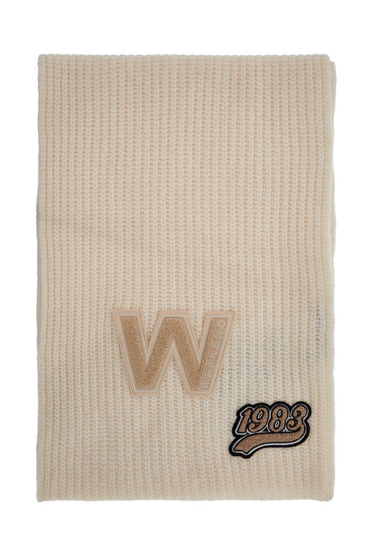 Virgin Wool Scarf  - White