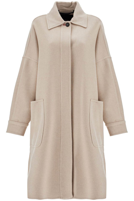 'cashmere Oversized Chemise Coat  - Neutro