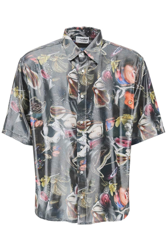 Short-sleeved Shirt With Print For B. Sund  - Multicolor