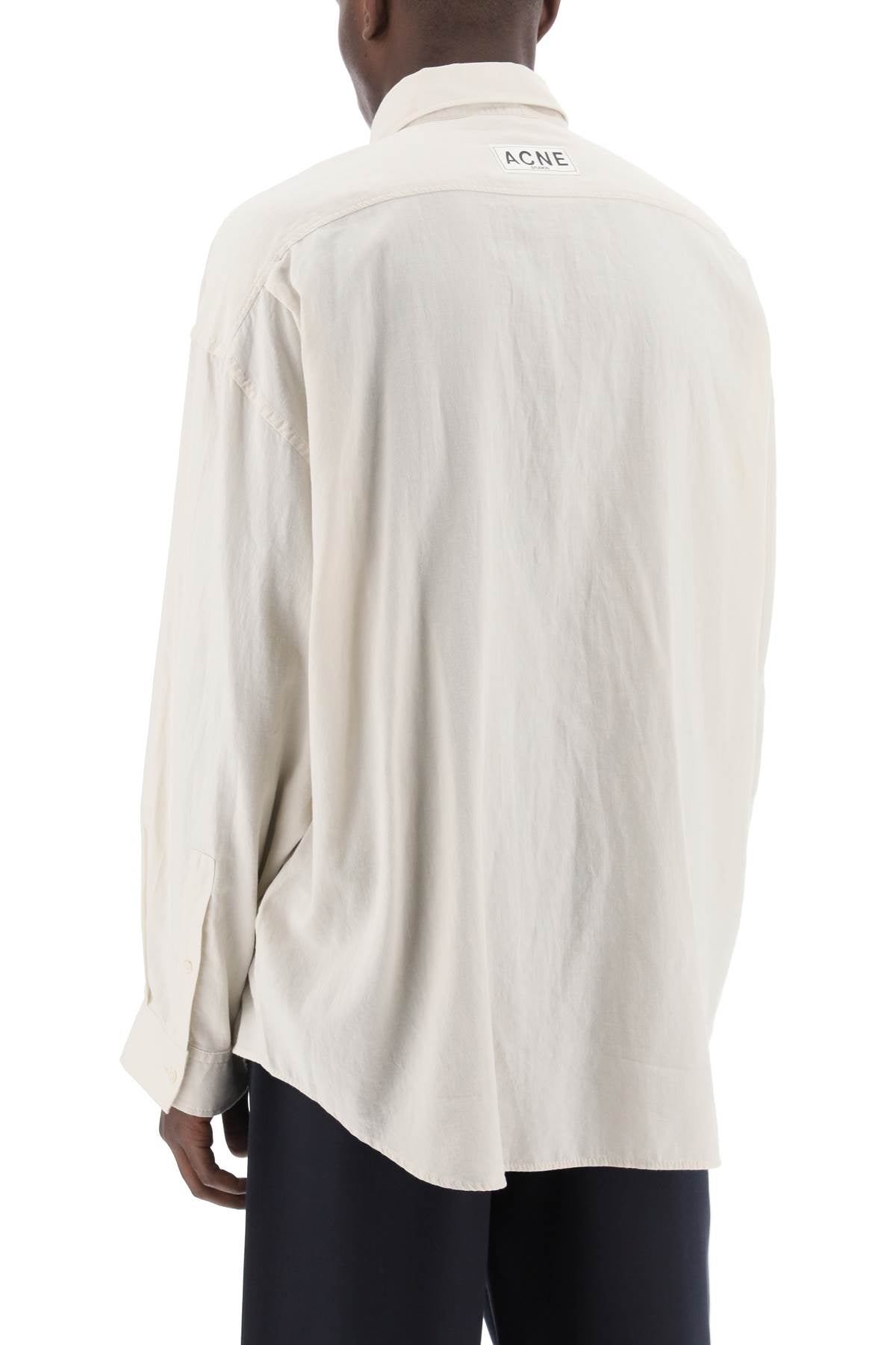 Oversized Cotton Shirt For  - Neutro