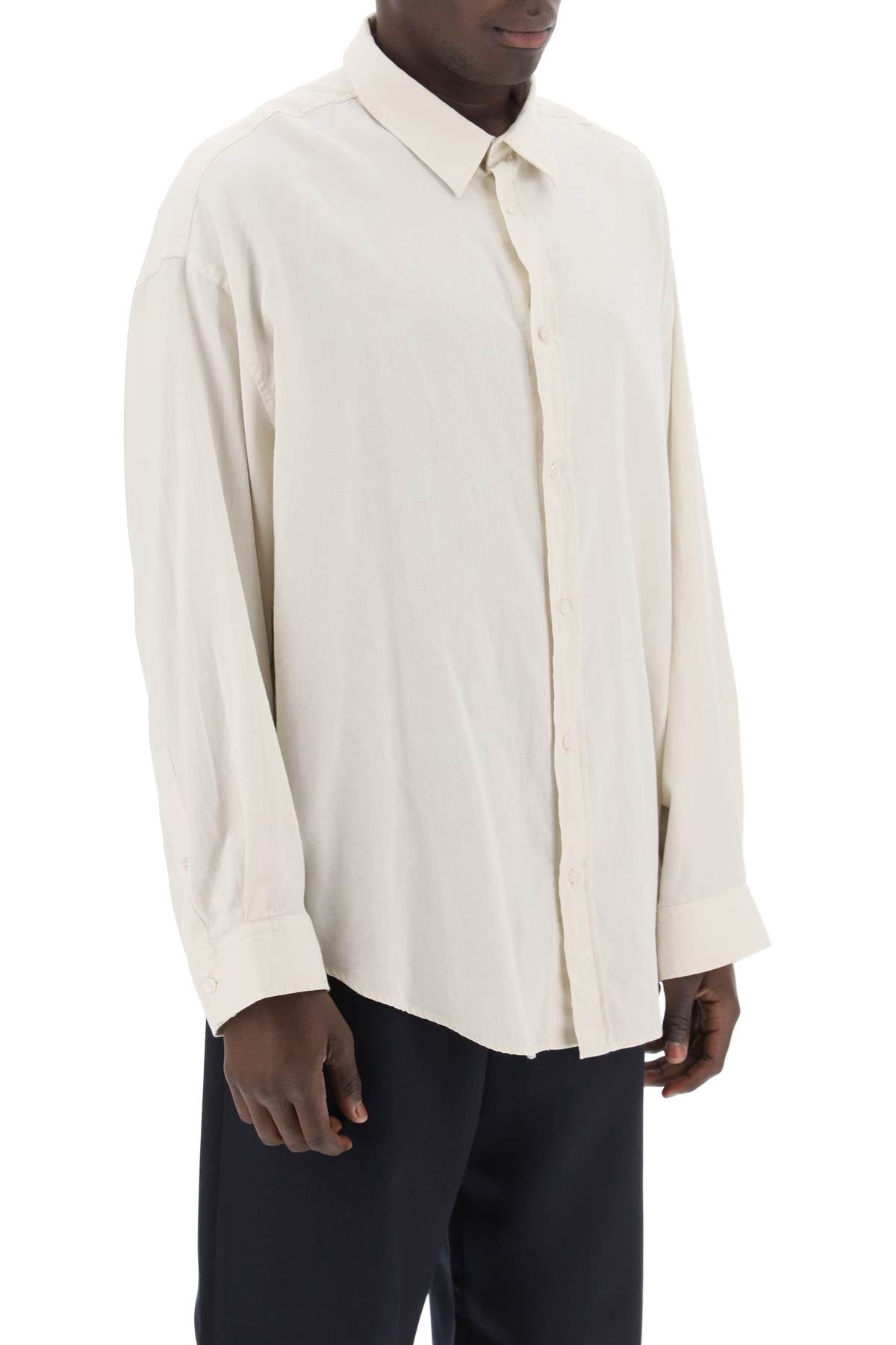 Oversized Cotton Shirt For  - Neutro