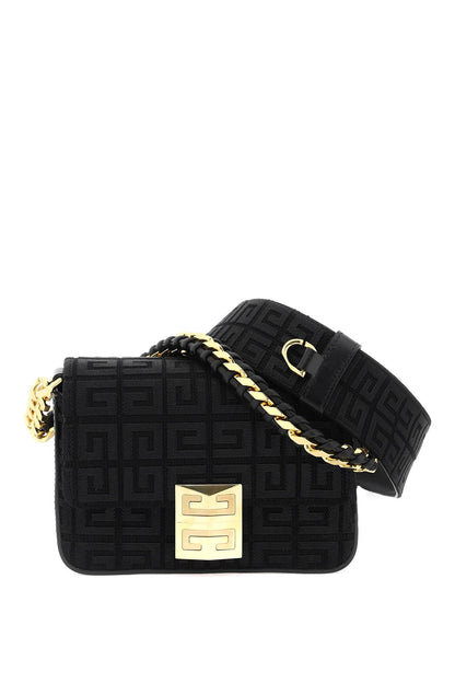 Mini Bag With Embroidered 4g  - Black