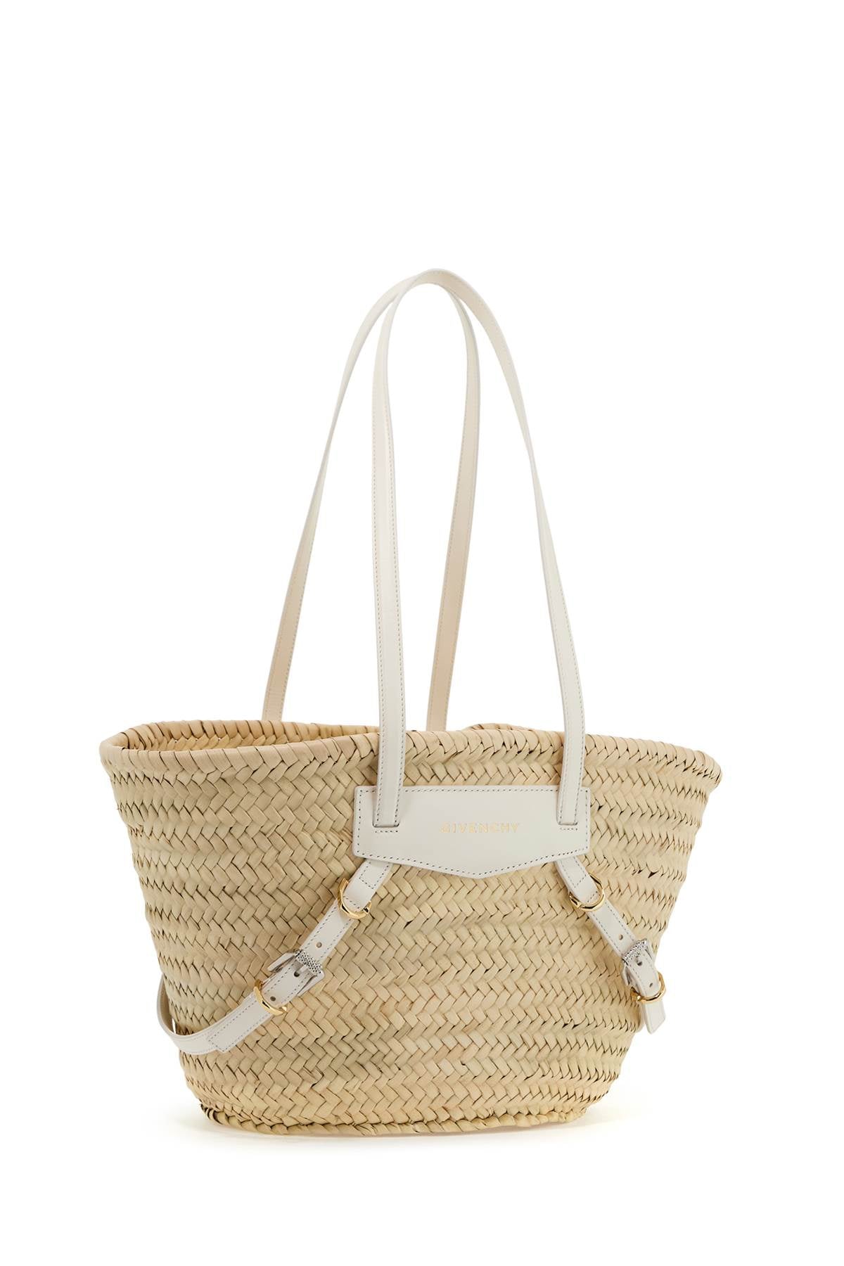 Raffia Voyou Shoulder Bag  - Neutro