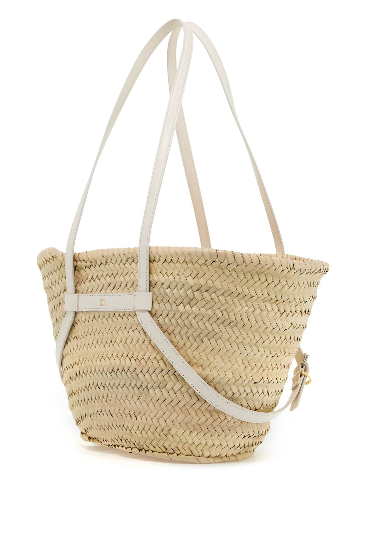 Raffia Voyou Shoulder Bag  - Neutro