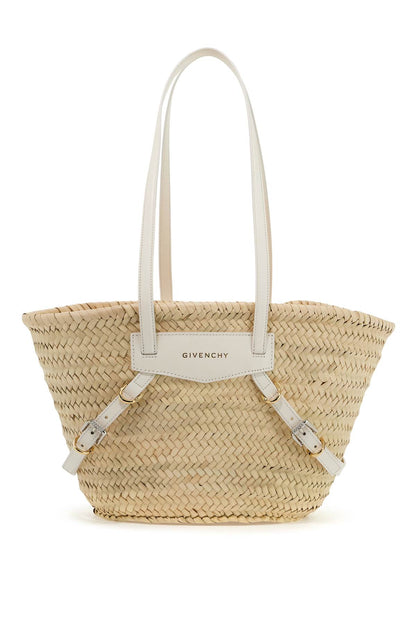 Raffia Voyou Shoulder Bag  - Neutro