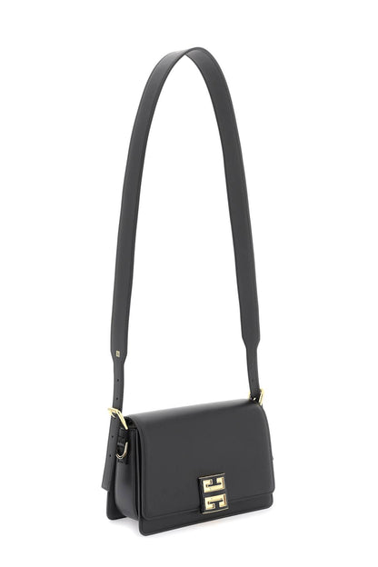 Medium '4g' Box Leather Crossbody Bag  - Black