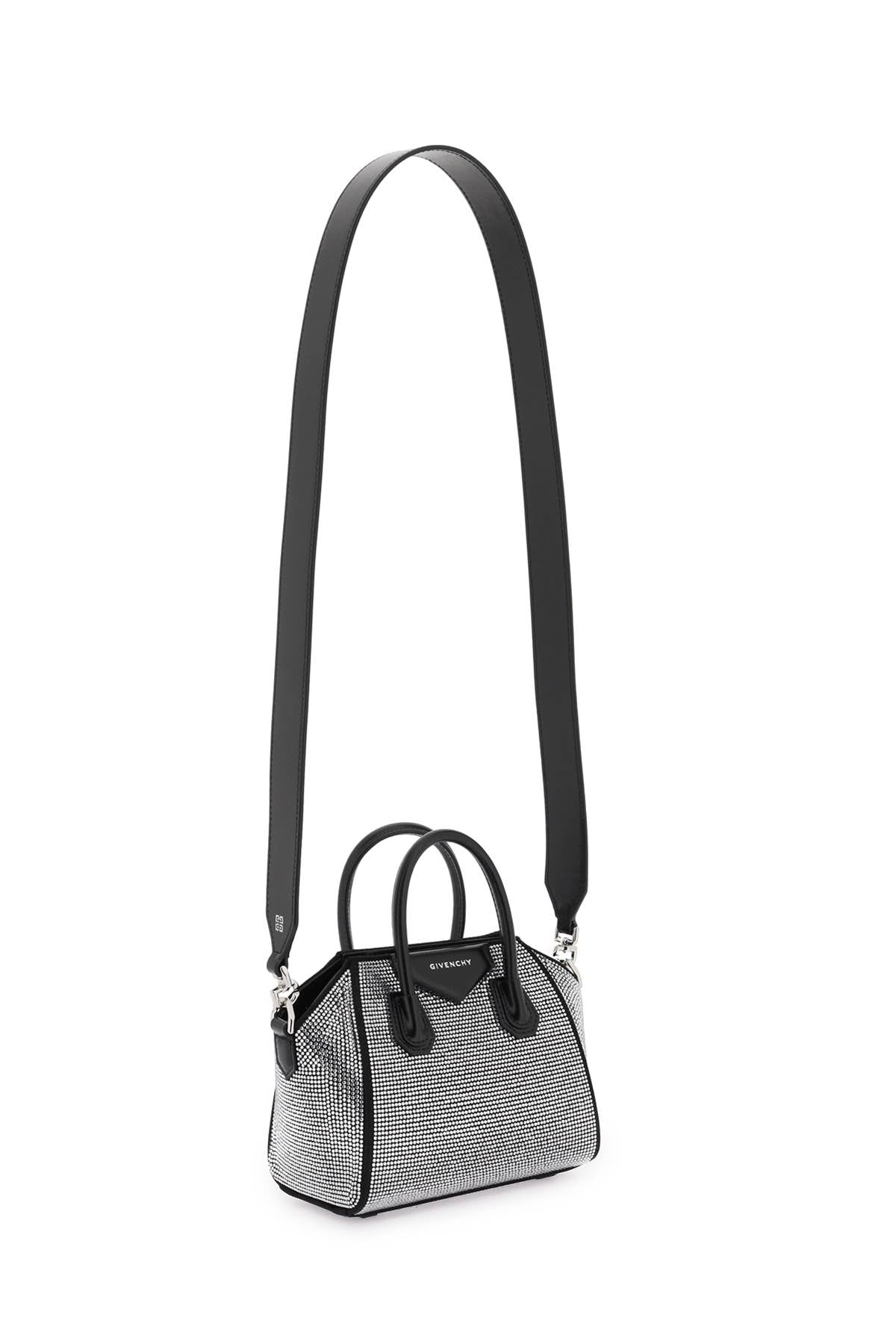 'antigona Toy' Bag With Rhinestones  - Black