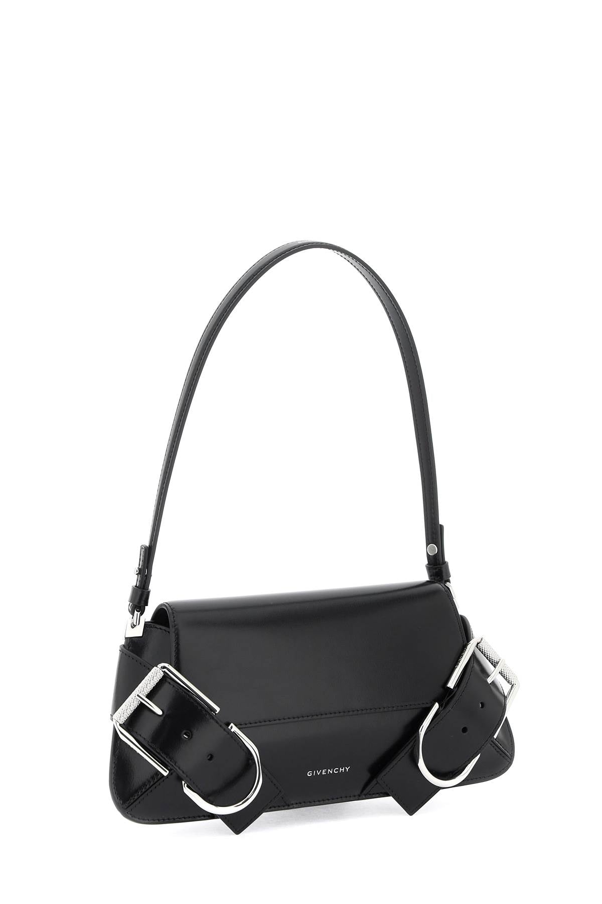 Shoulder Bag In Leather By Voyou  - Black