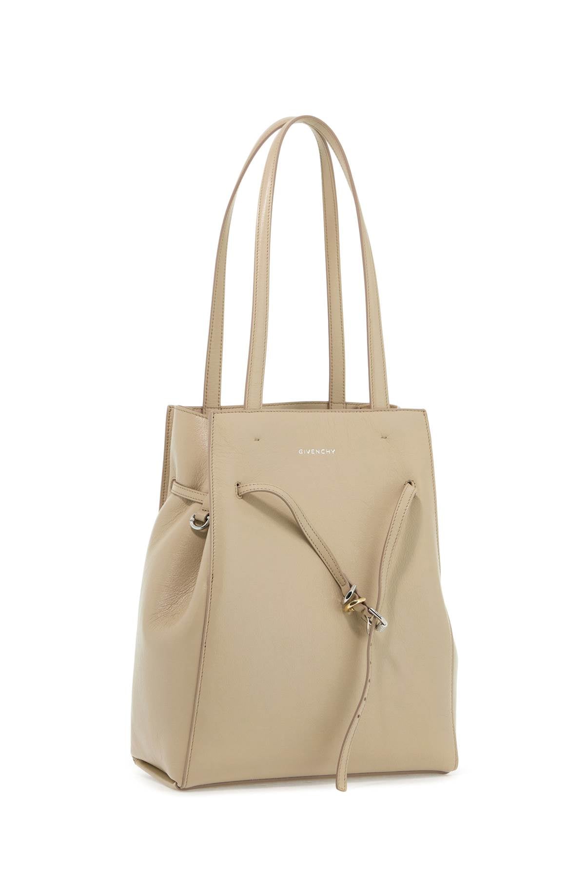 Small Voyou Tote Bag  - Beige