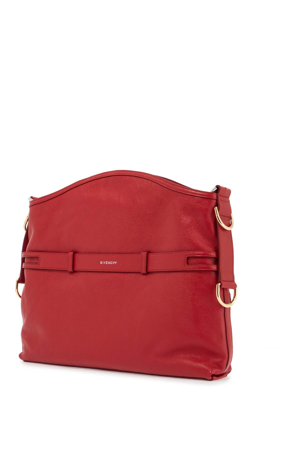 Medium Voyou Buckles Shoulder Bag  - Red