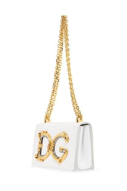 Dg Girls Shoulder Bag  - White