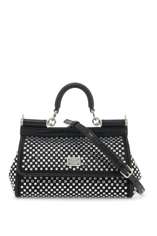 Small Sicily Handbag For Women  - Black