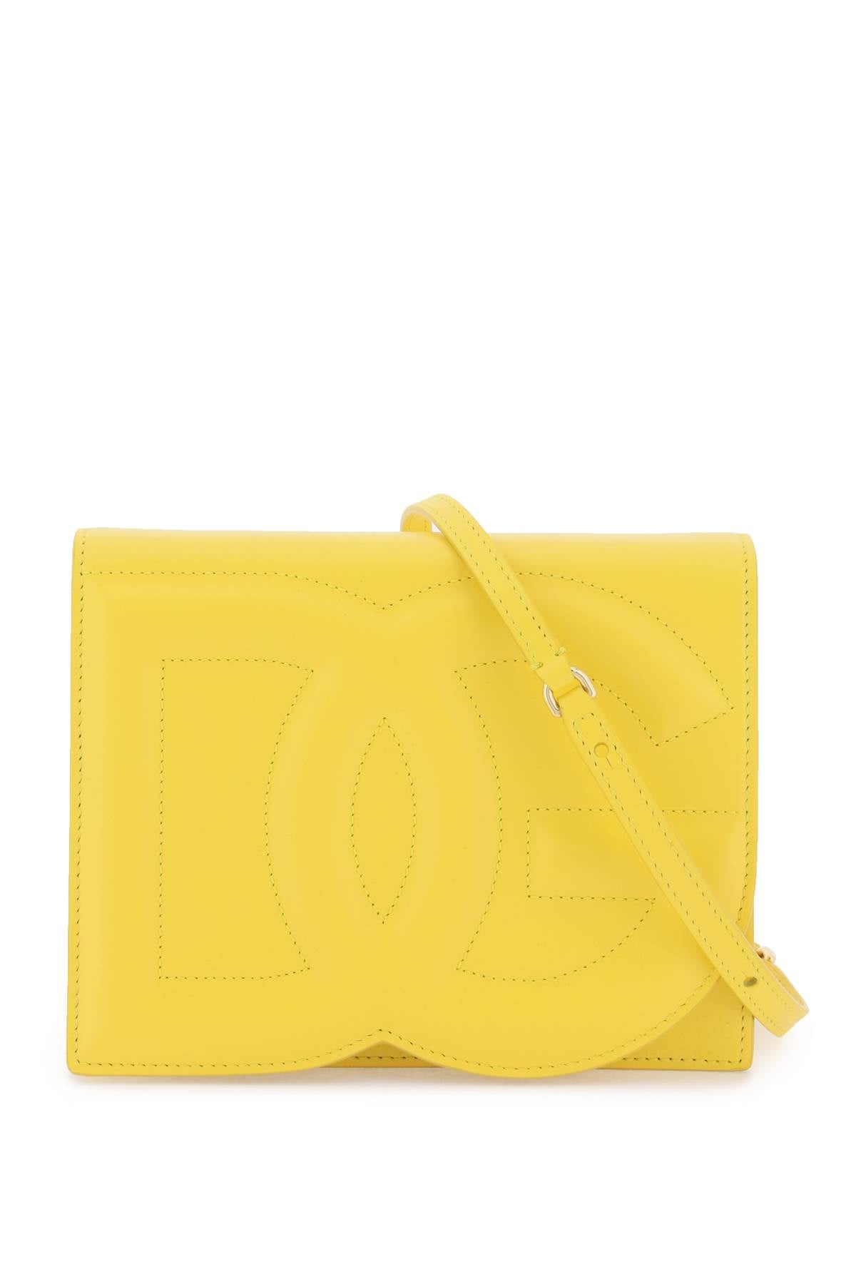 Dg Logo Crossbody Bag  - Yellow