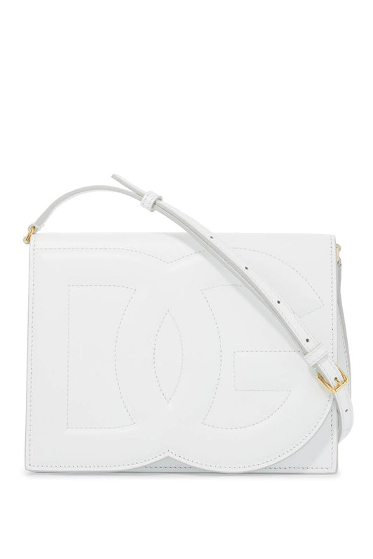 Dg Logo Crossbody Bag  - White