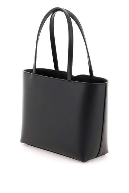 Dg Logo Small Tote Bag  - Nero