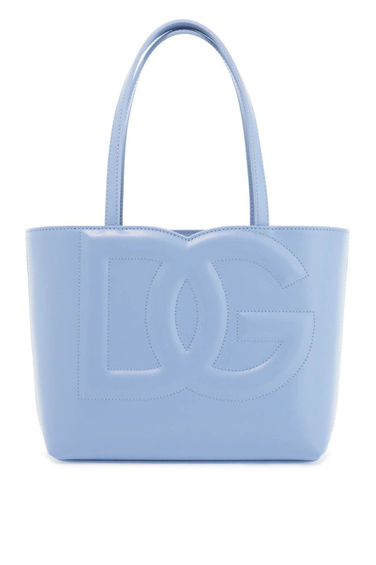 Dg Logo Small Tote Bag  - Light Blue