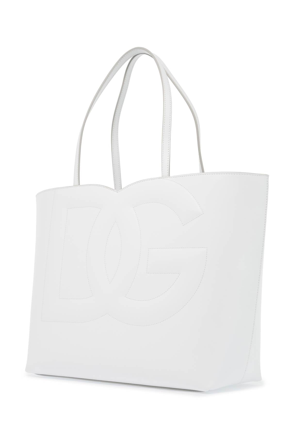 Dg Logo Tote Bag  - White