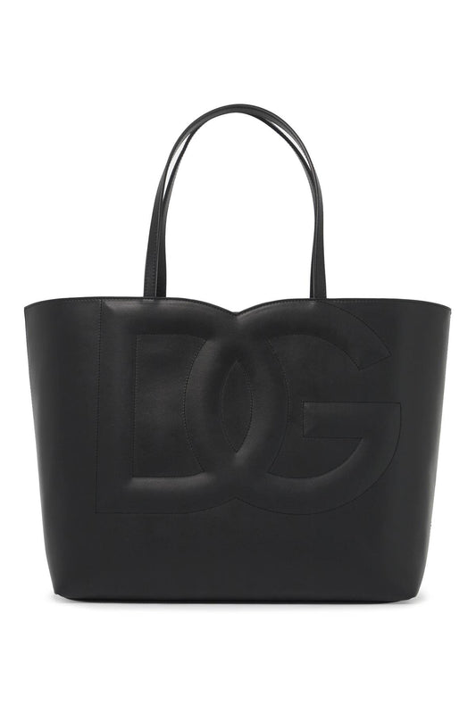 Dg Logo Tote Bag  - Black