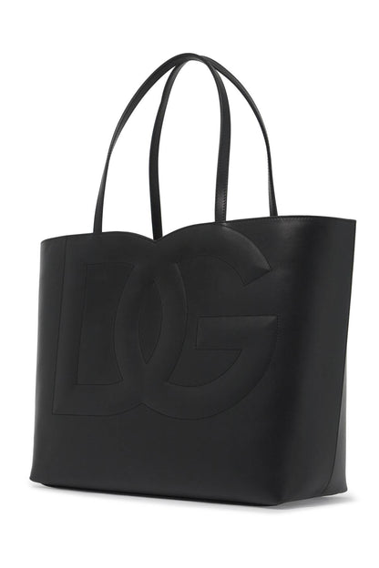 Dg Logo Tote Bag  - Black