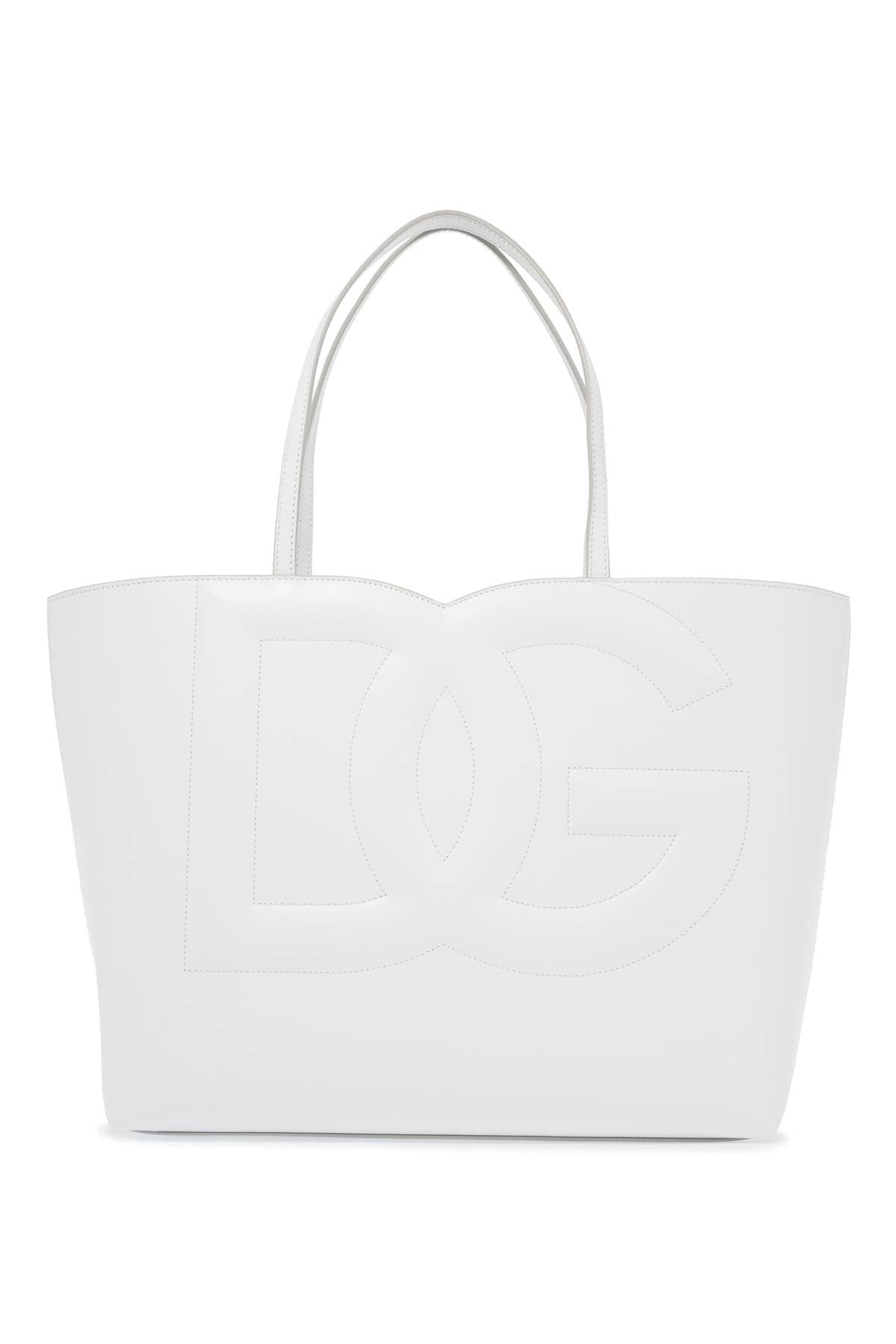 Dg Logo Tote Bag  - White