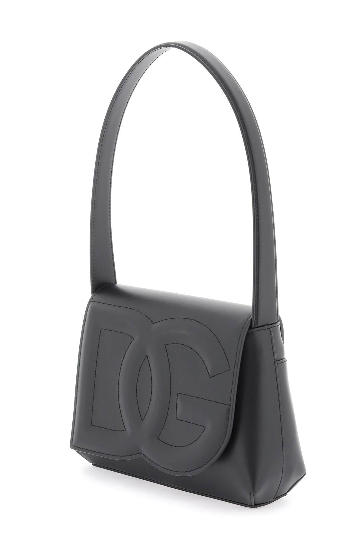 Dg Logo Shoulder Bag  - Black