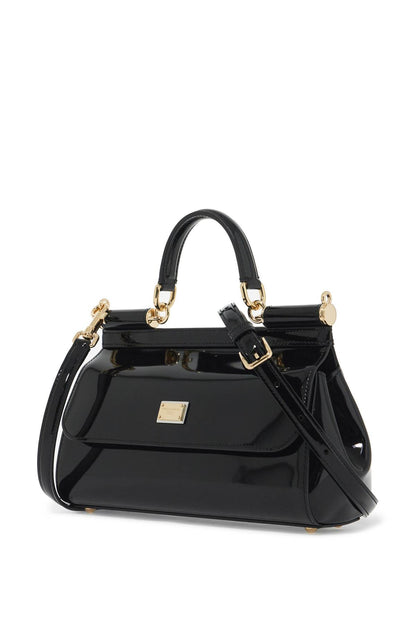 Extended Sicily Handbag With Elong  - Black