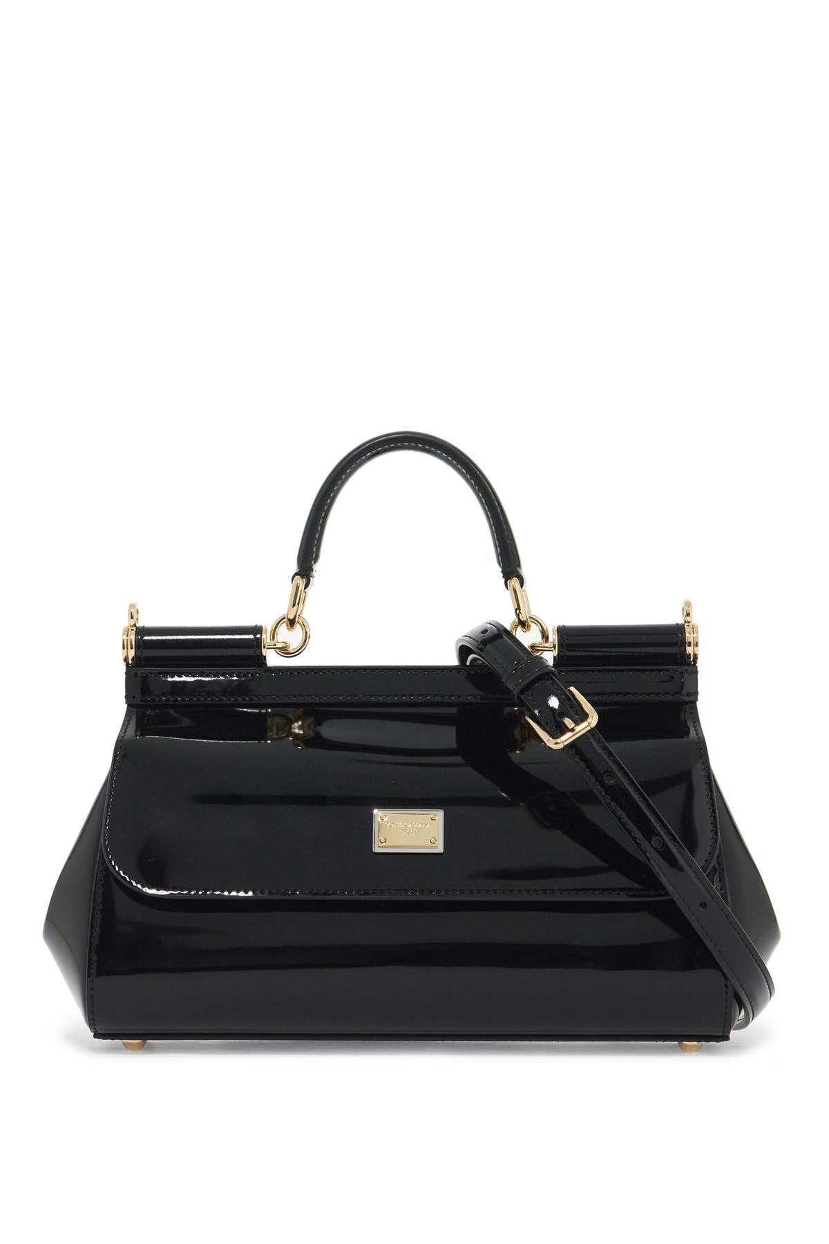 Extended Sicily Handbag With Elong  - Black